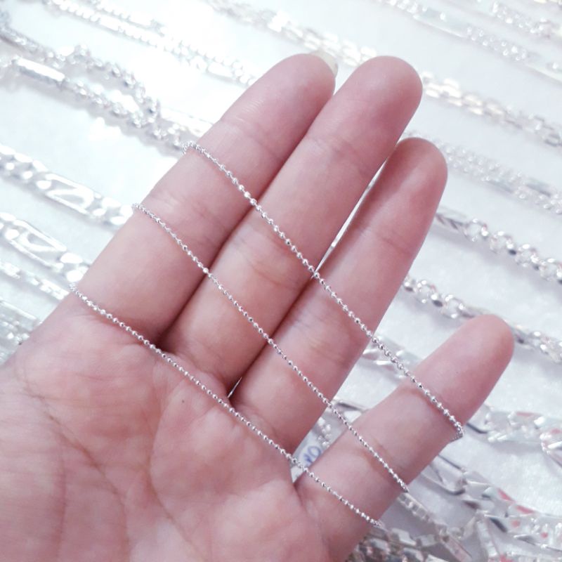 Dây chuyền Bi Bạc Ý Cao Cấp 🌸