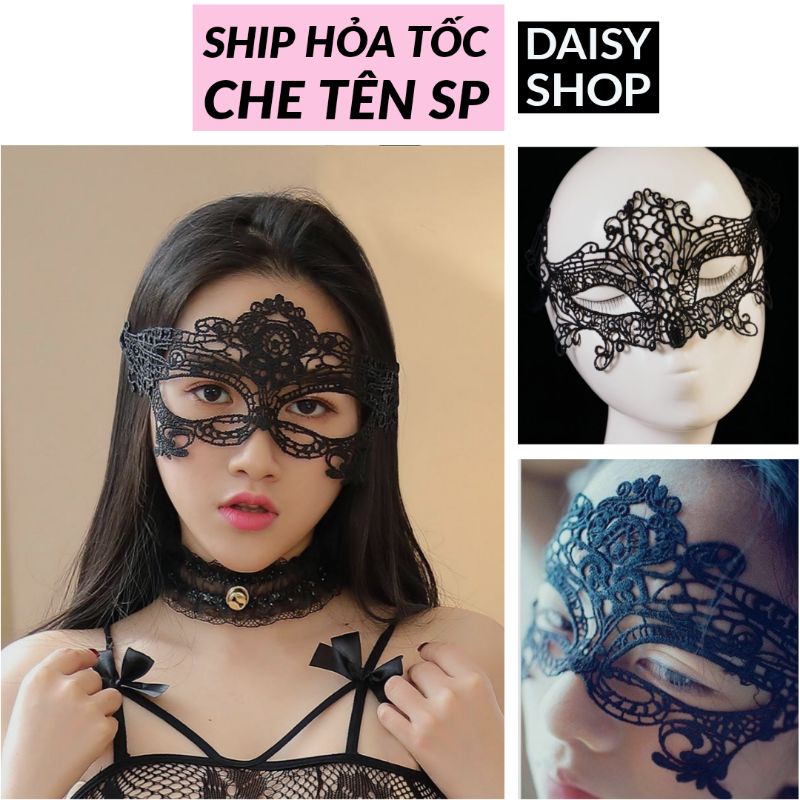 Mặt nạ ren hóa trang halloween sexy - phụ kiện chụp ảnh cosplay huyền bí