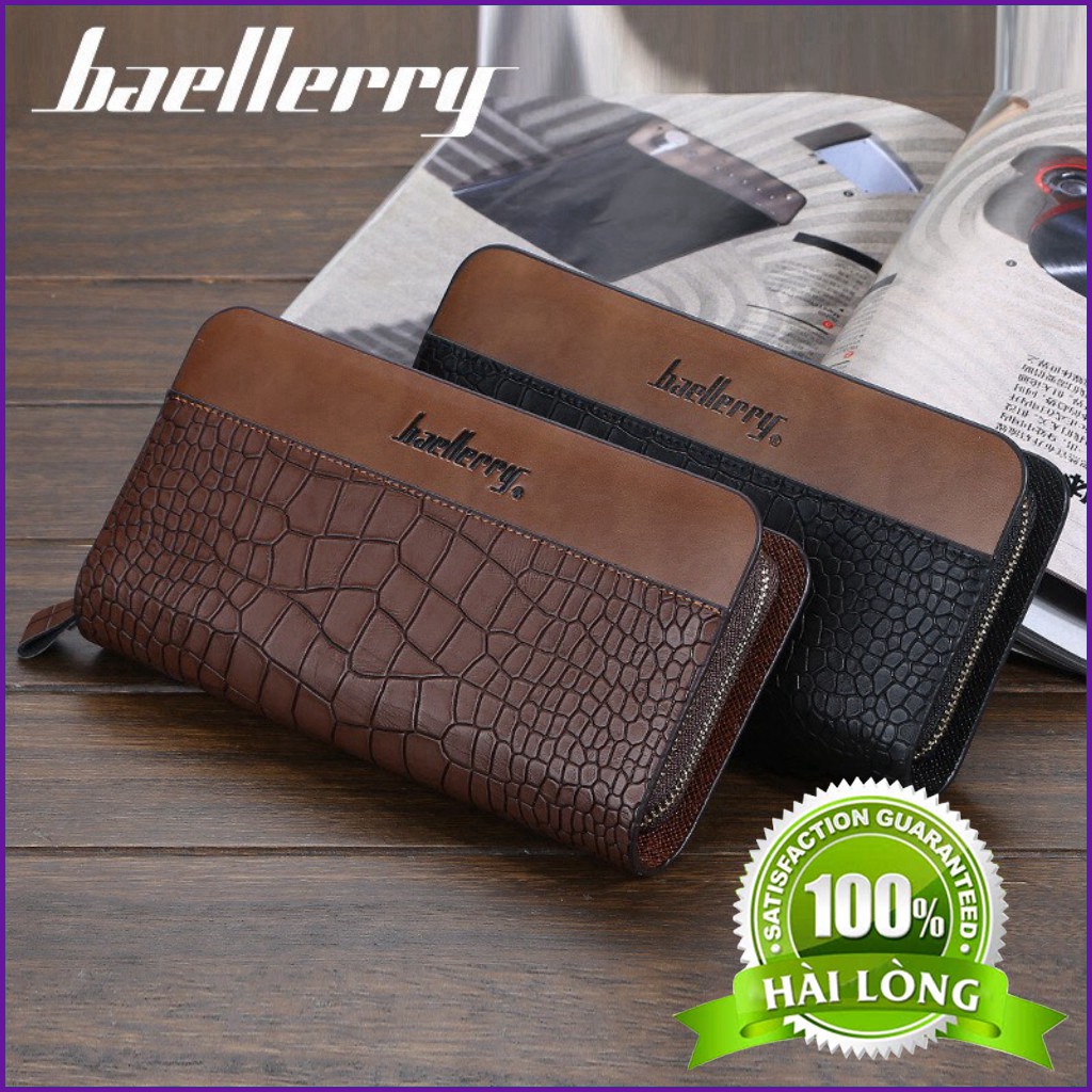 Ví Nam Dài Cầm Tay Baellerry VID01 Da Cá Sấu Đẳng Cấp Và Phong Cách 100% Hài Lòng .