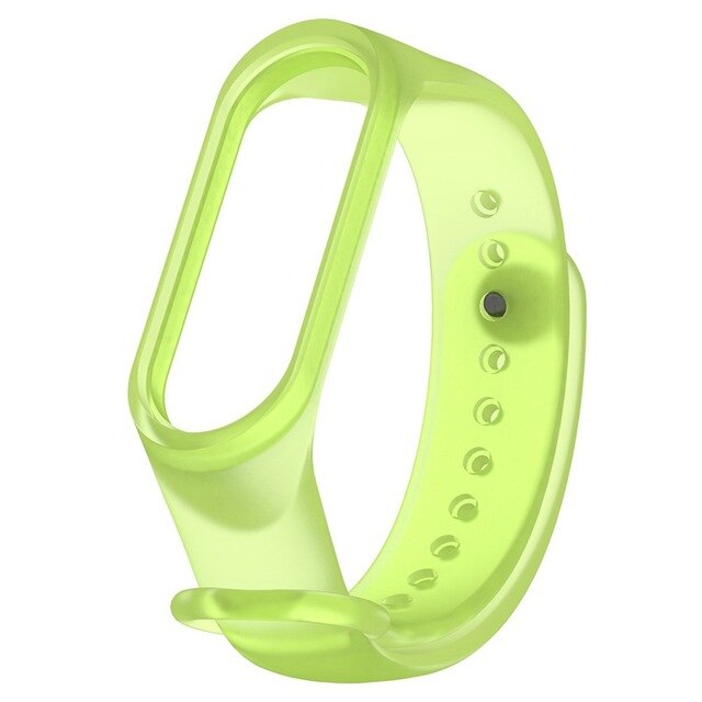Dây Đeo Silicon Thiết Kế Trong Suốt Thay Thế Cho for Xiaomi Mi Band 5