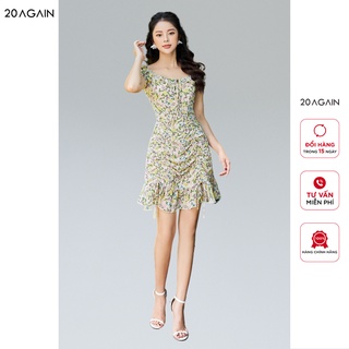  Đầm Xòe nữ Rút Dây 20AGAIN DEW1084