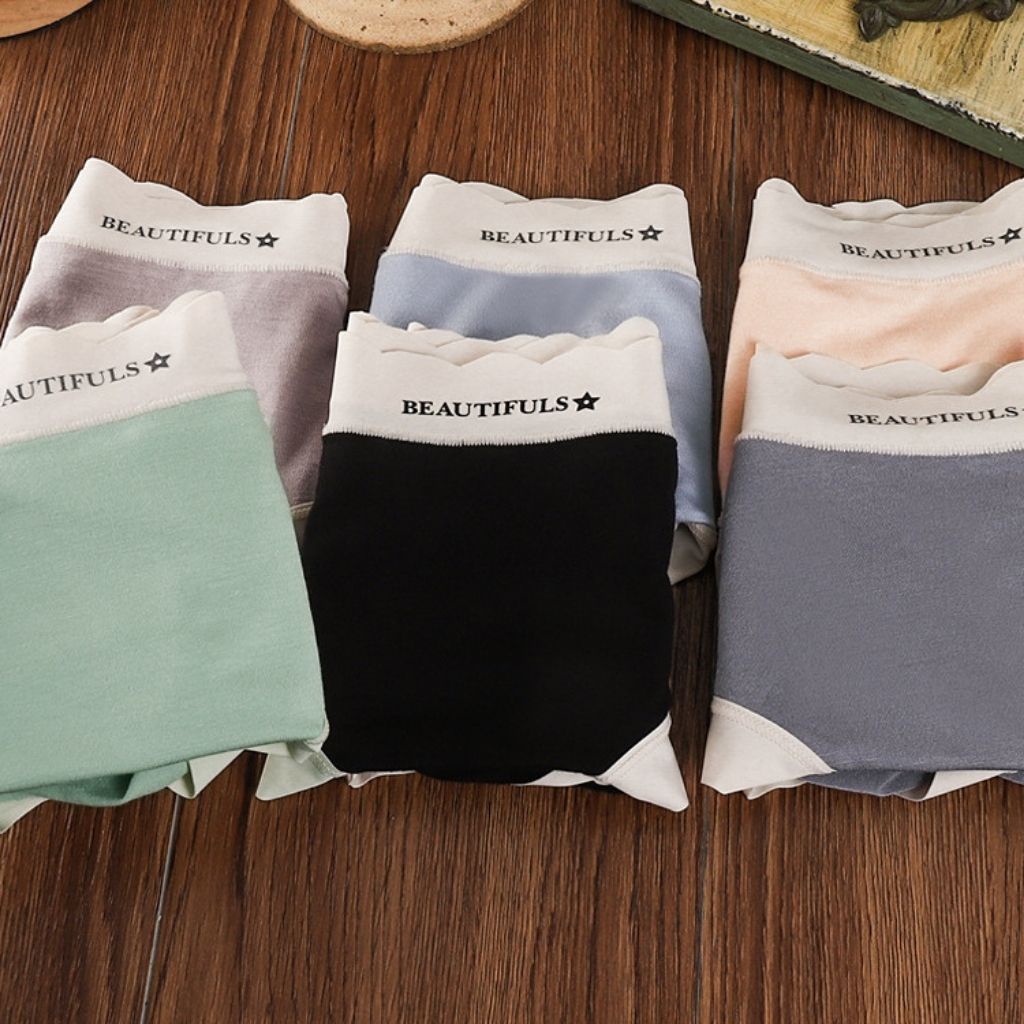 Quần lót nữ cotton vải mềm mịn thoáng mát tôn dáng, quần chíp nữ viền su lượn sóng gợi cảm LANIXA L058