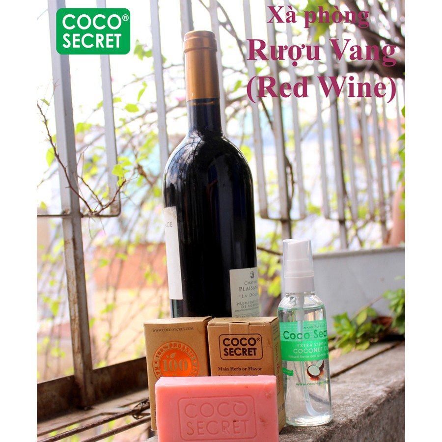 XÀ PHÒNG HANDMADE COCO SECRET- RED WINE