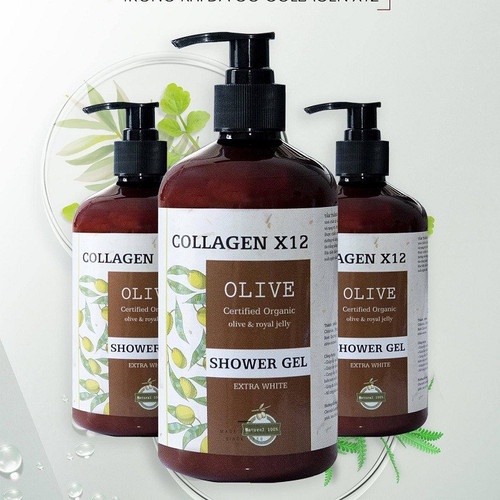 Sữa Tắm Trắng Da Collagen x12 trắng bật tone sau 2 tuần sử dụng