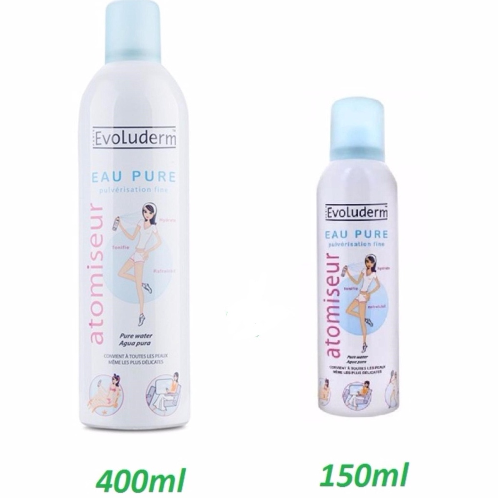 Evoluderm Xịt Khoáng PHÁP 150/400ml