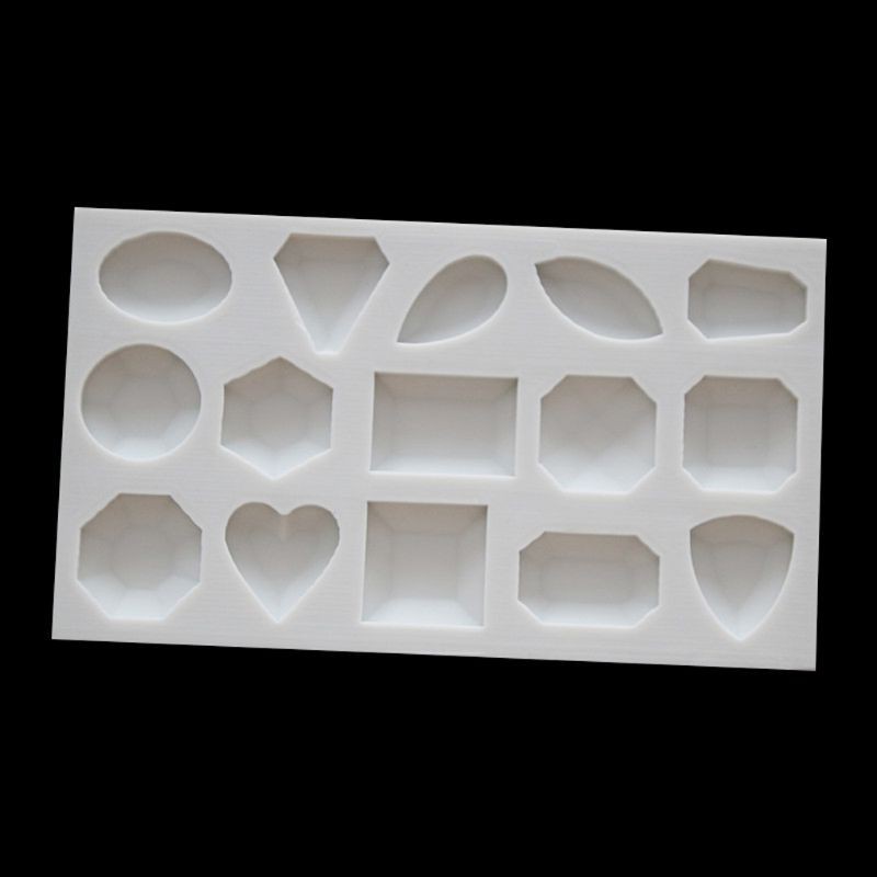 Khuôn silicone làm trang sức hình tròn/ oval tiện dụng