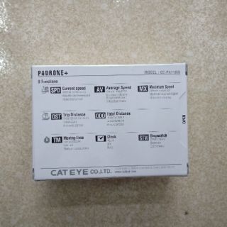 Đồng hồ công tơ mét (Đồng hồ đo tốc độ đi xe đạp) CATEYE PADRONE+ (Mode: CC-PA110W)