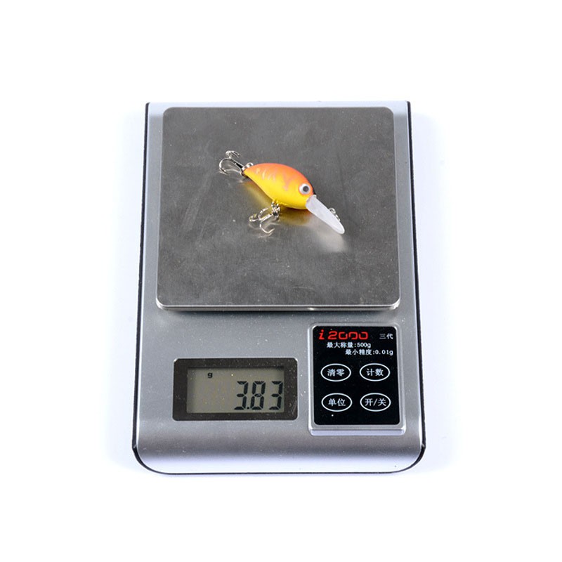 Mồi câu cá giả câu lure 3D Crank 5.2cm 3.8g chuyên bắt cá rô phi, rô ta, chuối, lóc, sộp, thiểu, ngão, chép, chim