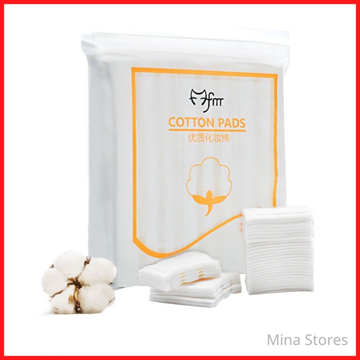 Bông Tẩy Trang 3 Lớp FM Cotton Pads Túi 222 miếng Hàng Nội Địa Trung - Bông Trang Điểm Tẩy Trang Làm Sạch Da