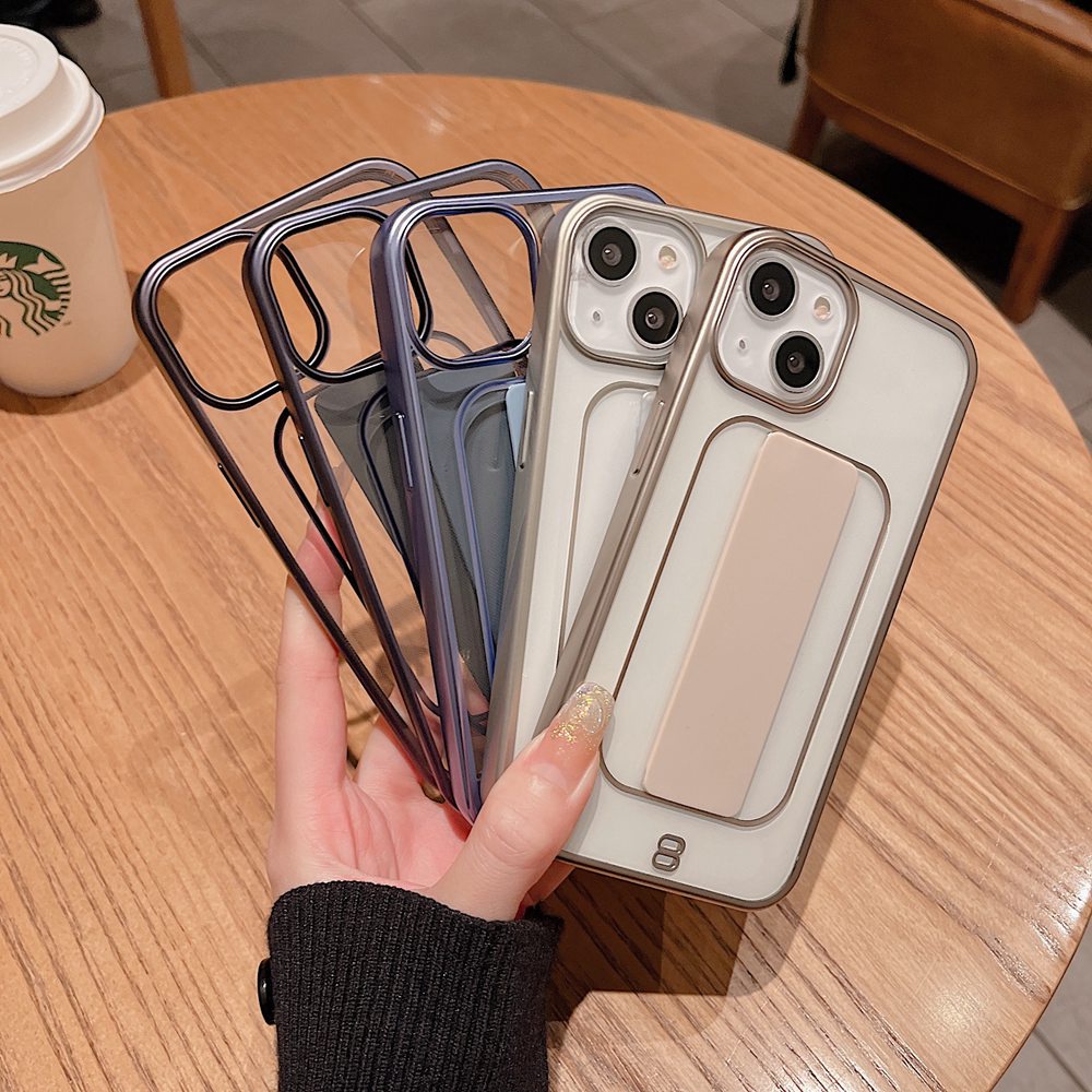 Vỏ điện thoại có dây đeo cổ tay silicon cho iphone 14 13 12 pro khung mạ tối đa trong suốt ốp lưng mềm trong suốt vỏ chống sốc