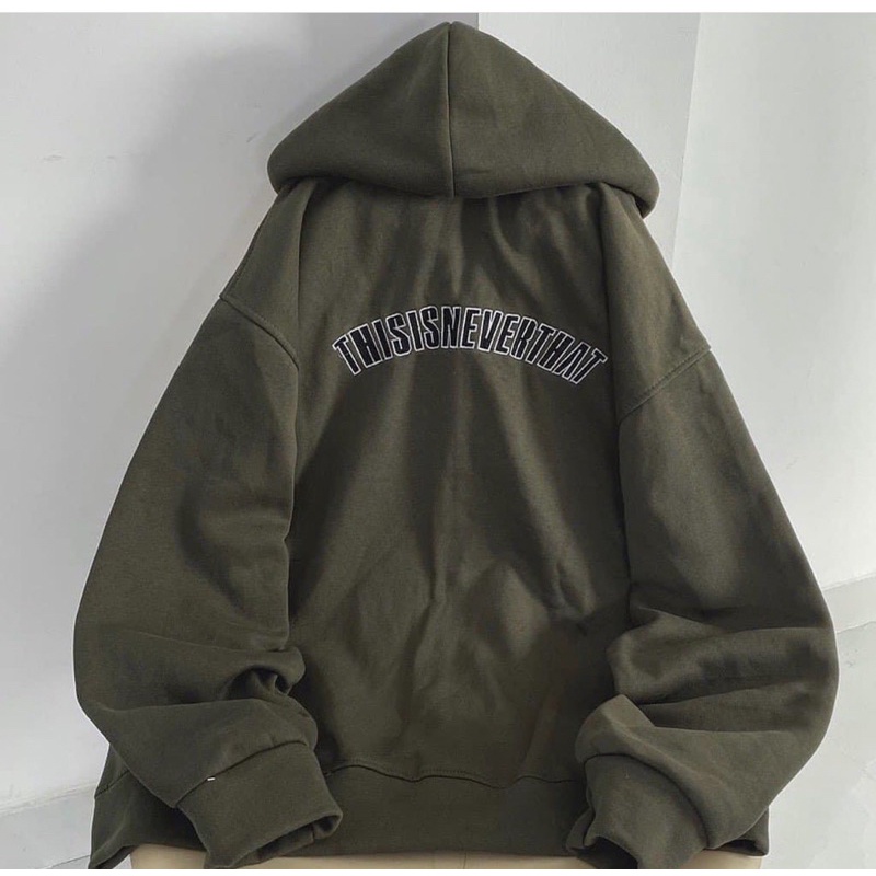 Áo khoác thêu THIS mũ 2 lớp TC6