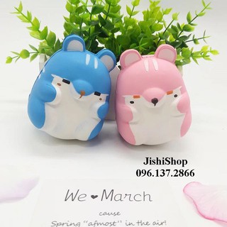 ( GIÁ SỈ )SQUISHY - Chuột hamster kute  (12x7cm)  MS_452