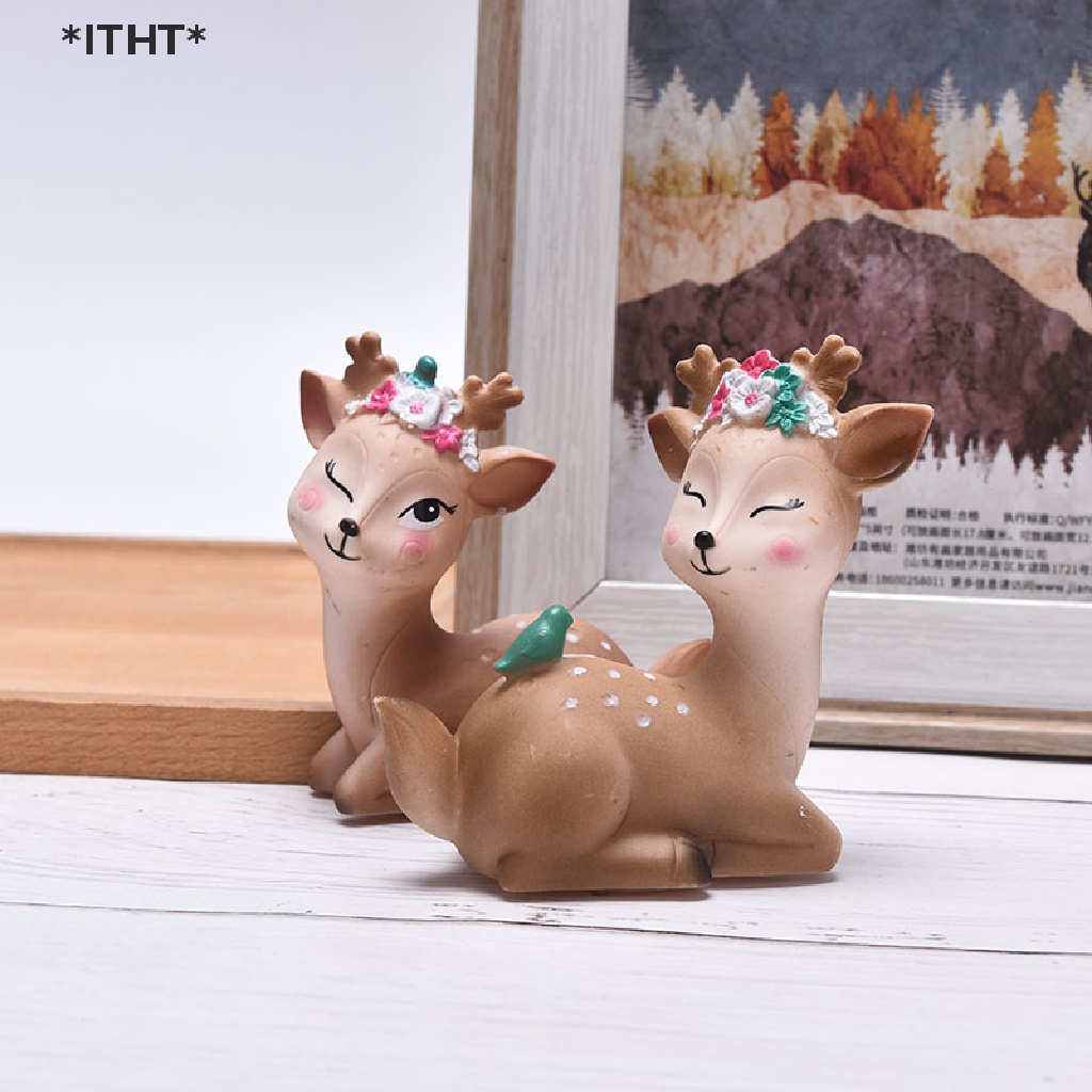 Tuần Lộc Sika Dễ Thương Dùng Trang Trí Bánh Kem DIY