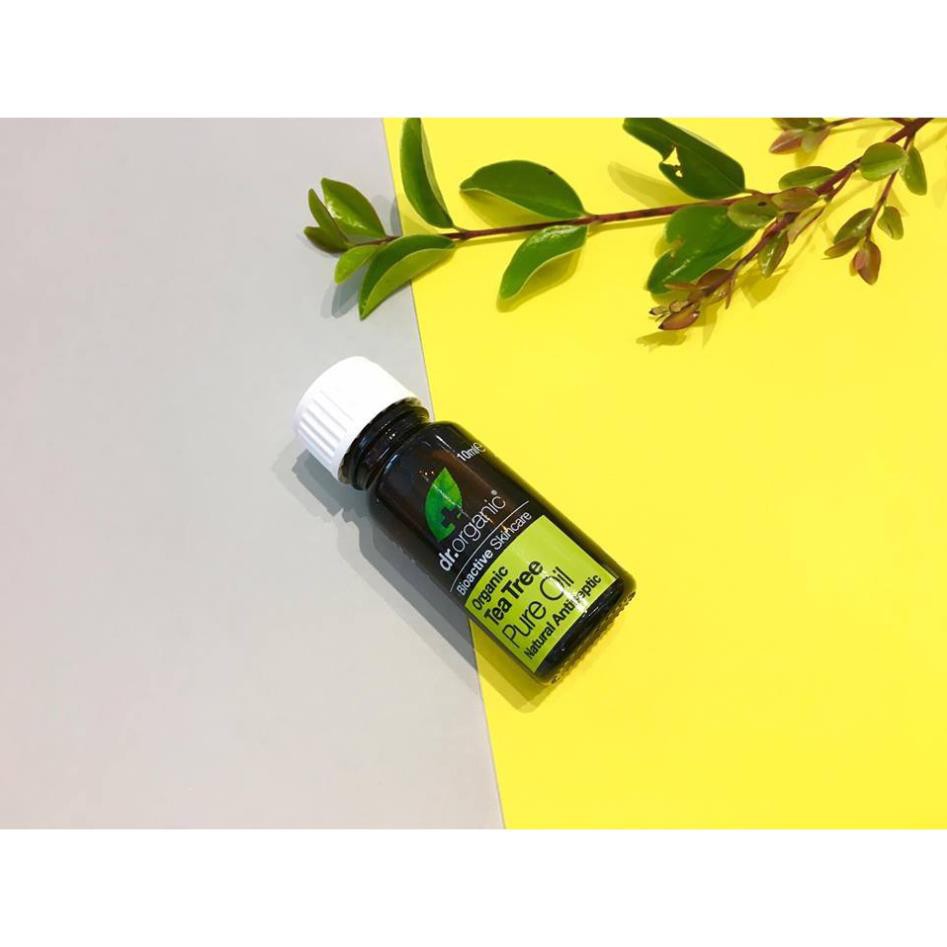 EAGER  Tinh Dầu Tràm Trà Hữu Cơ Dr. Organic Tea Tree Oil 10ml