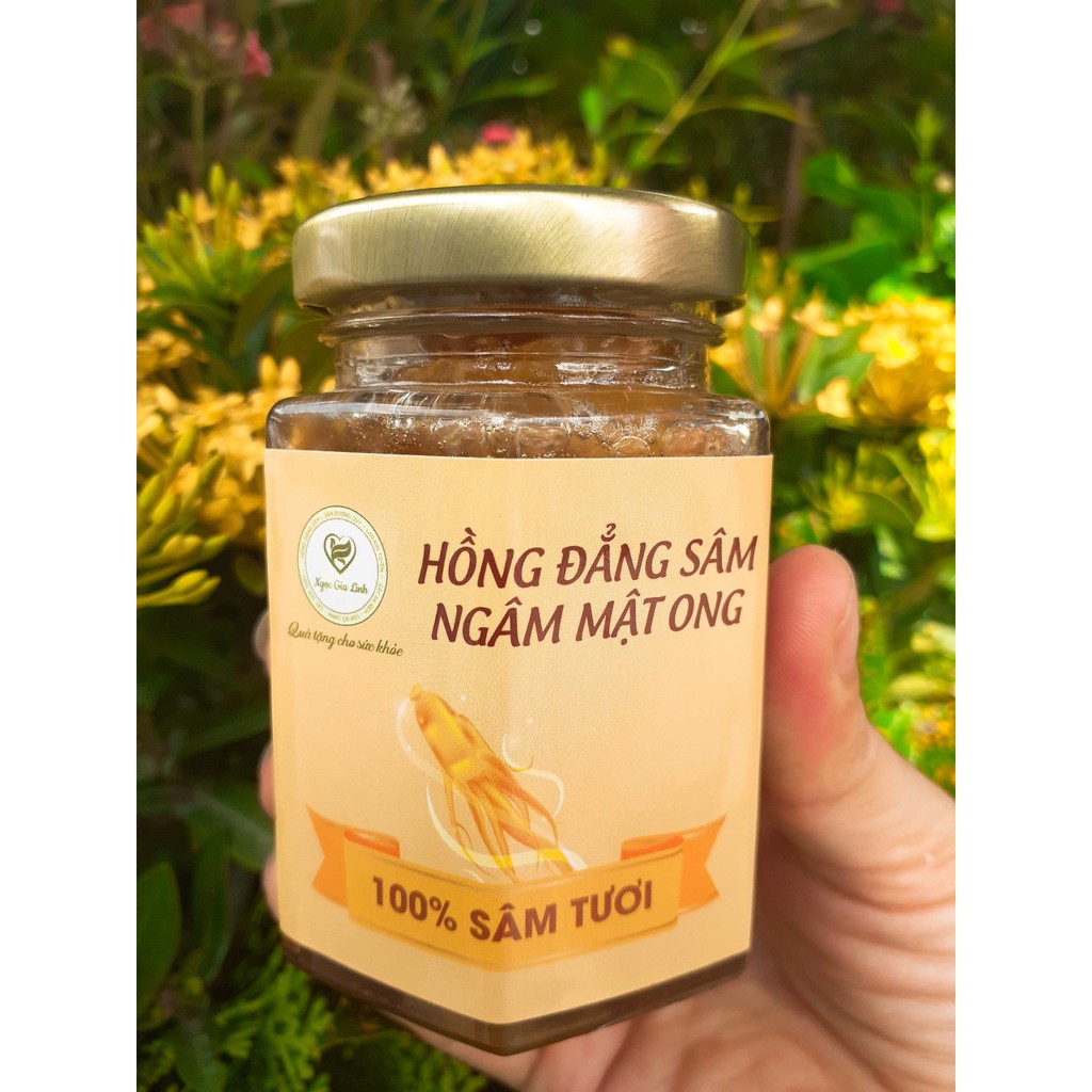 hồng đẳng  sâm thái lát ngâm mật ong