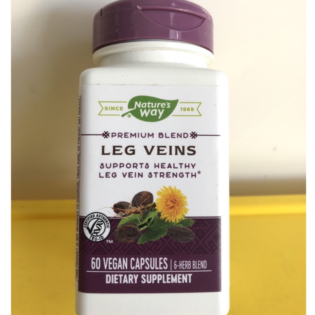 Viên giảm giãn tĩnh mạch chân Nature's Way Leg Vein 60 viên.