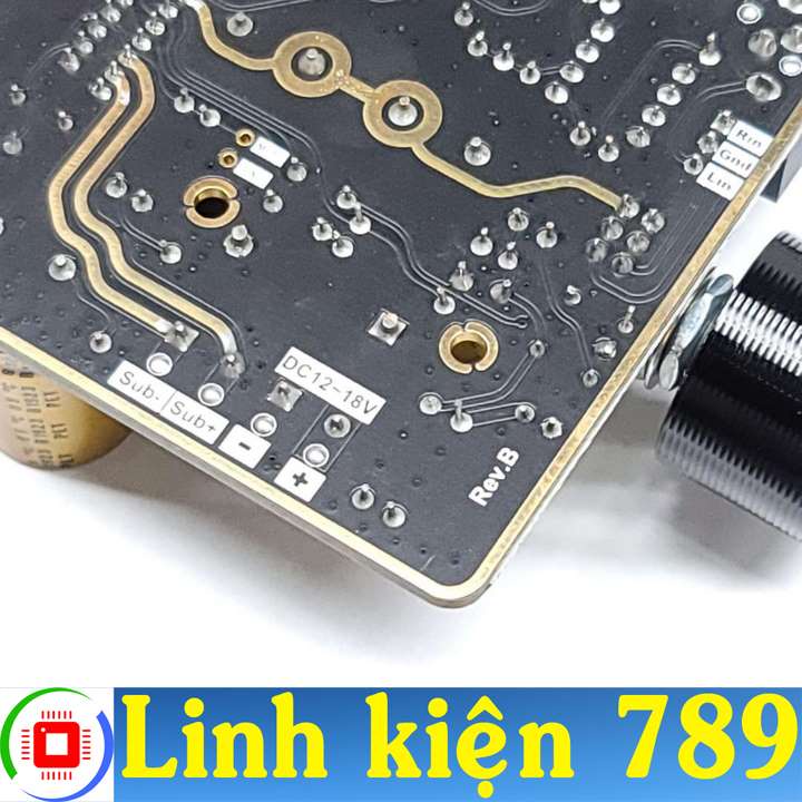 Mạch khuếch đại công suất 2.1 280W TDA7850 80W*2 + 120W - Linh kiện 789