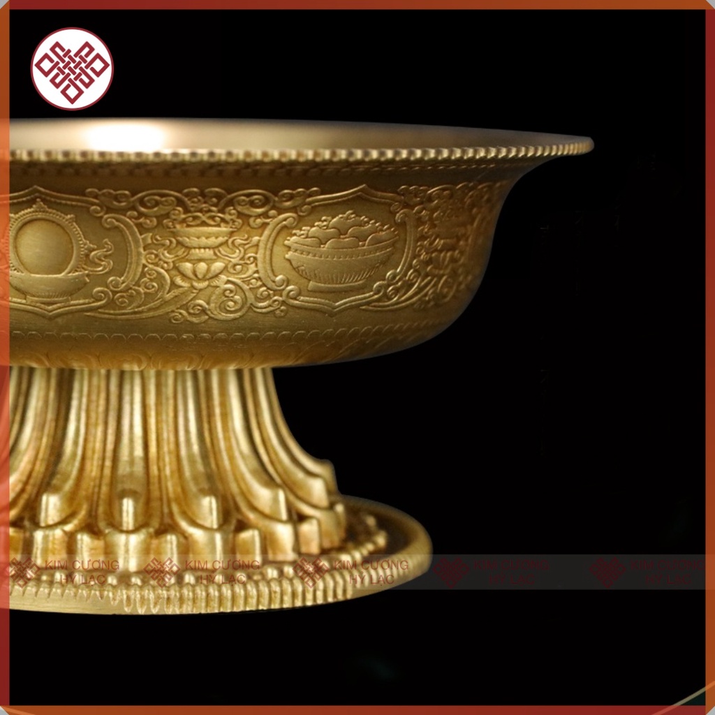 Chén Cúng Hộ Pháp Bát Cát Tường Mật Tông [Kim Cương Hỷ Lạc]