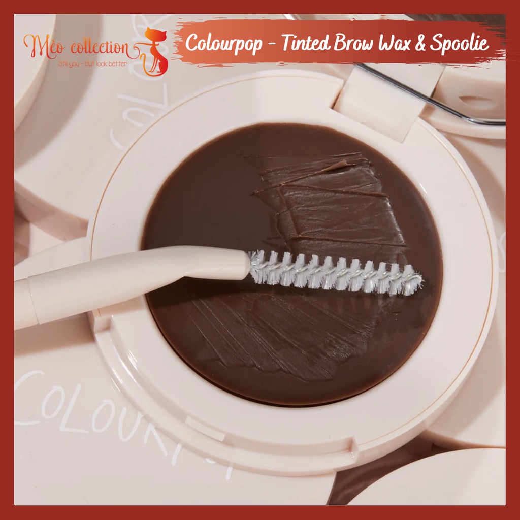 Sáp định hình chân mày Colourpop Brow Wax & Spoolie và cọ chuốt | BigBuy360 - bigbuy360.vn