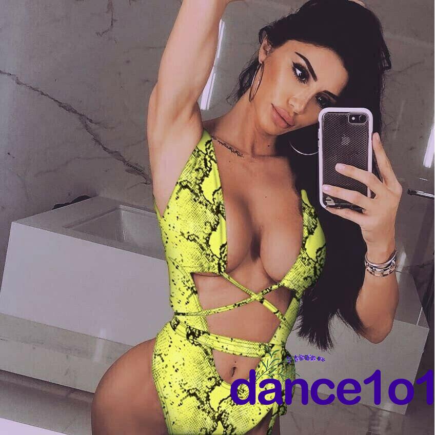 Đồ bơi buộc dây họa tiết sành điệu gợi cảm cho nữ