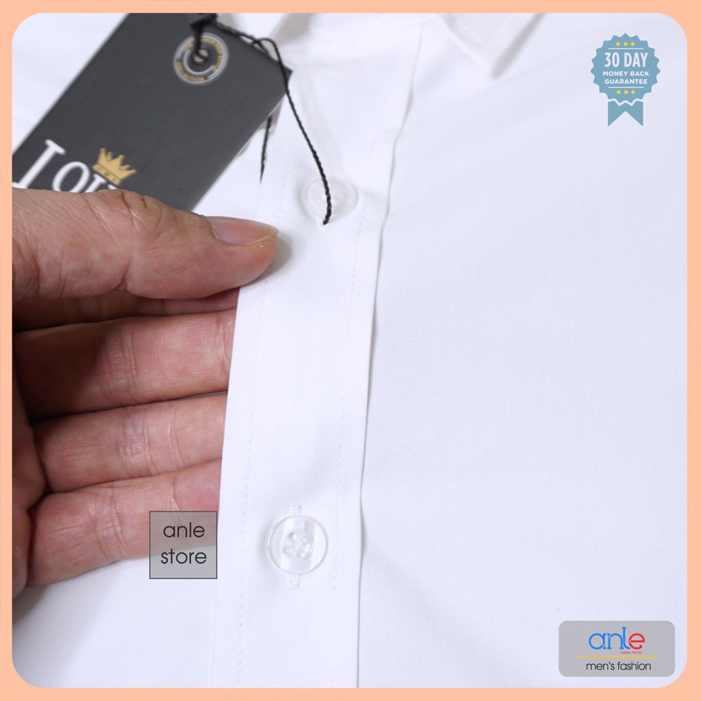 Áo sơ mi nam Công sở LOUIS cao cấp cộc tay Cotton lụa xuất khẩu form Slimfit Hàn Quốc hàng hiệu - Anle Store | BigBuy360 - bigbuy360.vn