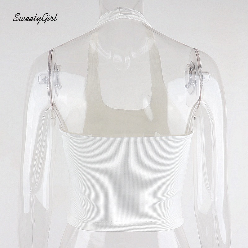 Áo sát nách thể thao cổ chữ u màu trơn thời trang cho nữ