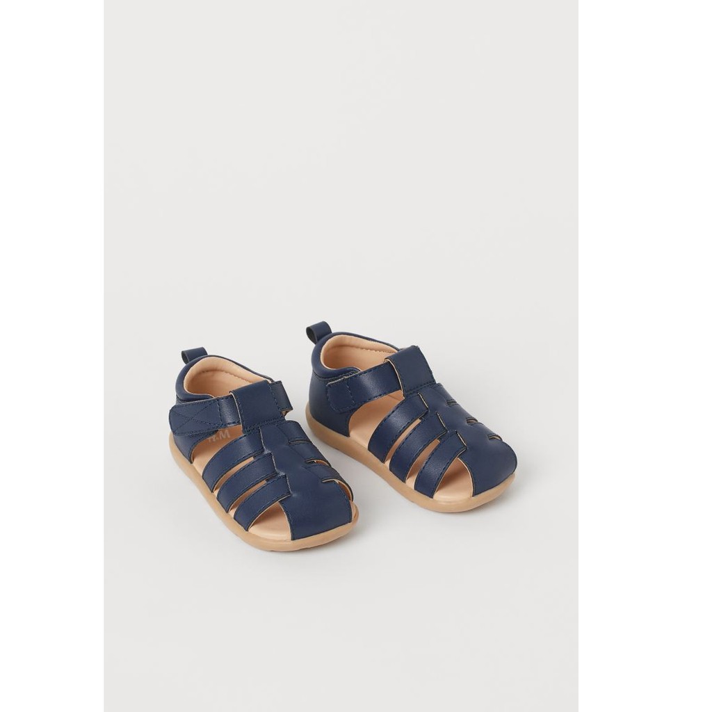 Sandals rọ bé trai, màu xanh navy, Hờ mờ UK săn SALE