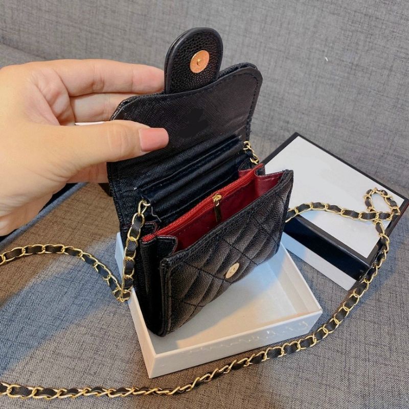 [BÁN SỈ] Ví Chữ Chàleo Size 13cm - Có Dây Đeo Chéo - Loại Đẹp - Hình Thật