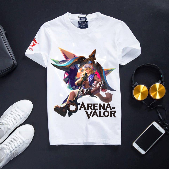 Áo Liên Quân Mobile Cotton Màu Trắng ATA skin