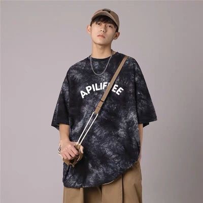 Áo Thun Cổ Tròn Tshirt Nữ Nam Unisex Chất Vải Thun Cotton Loang Apiliffee WAT472
