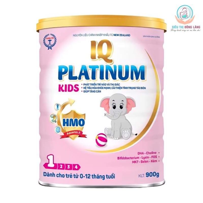 Sữa dinh dưỡng cao cấp IQ Platinum kids 400g dành cho trẻ 0-12th