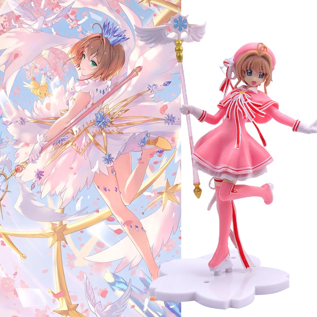 Mô hình nhân vật anime thủ lĩnh thẻ bài Sakura chất lượng cao