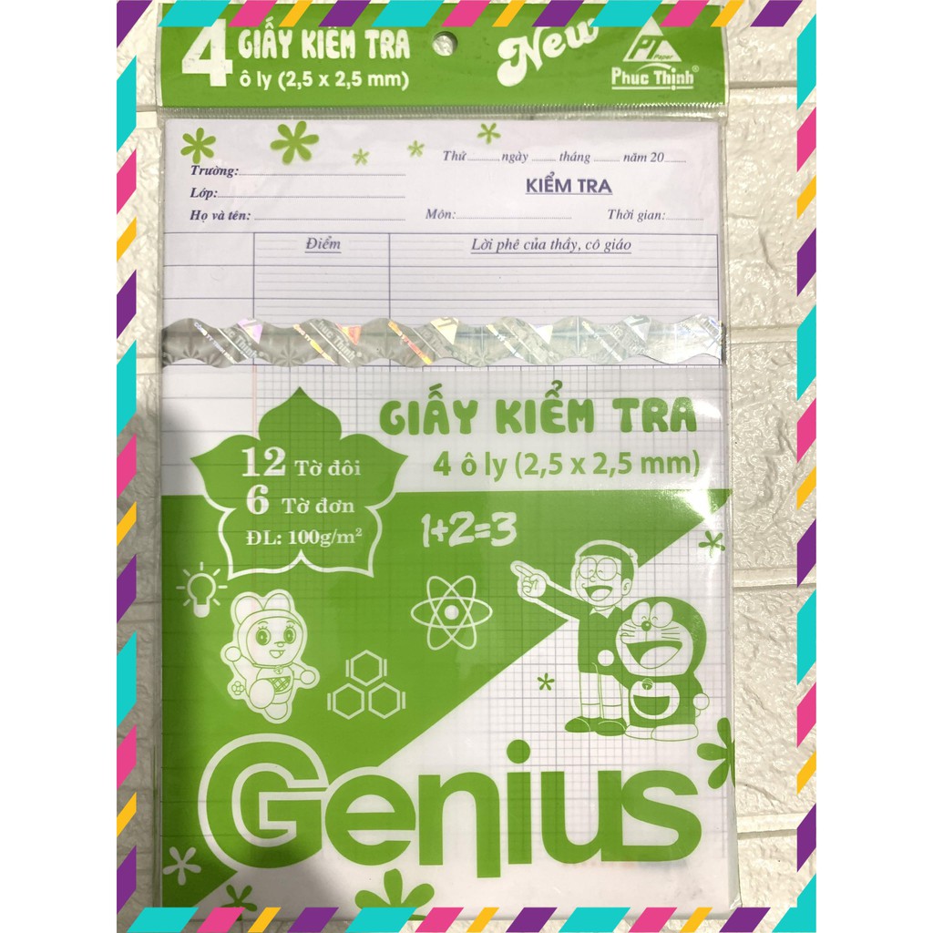 Giấy kiểm tra Hưng Thịnh Cấp 1, Cấp 2, cấp 3 (Hàng chuẩn công ty Hưng Thịnh)