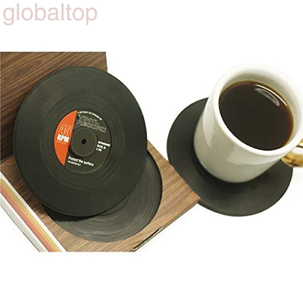 Set 6 Đế Lót Ly Hình Đĩa Than