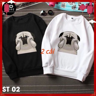 Áo đôi Sweater thu đông nam nữ hình chú cún yêu