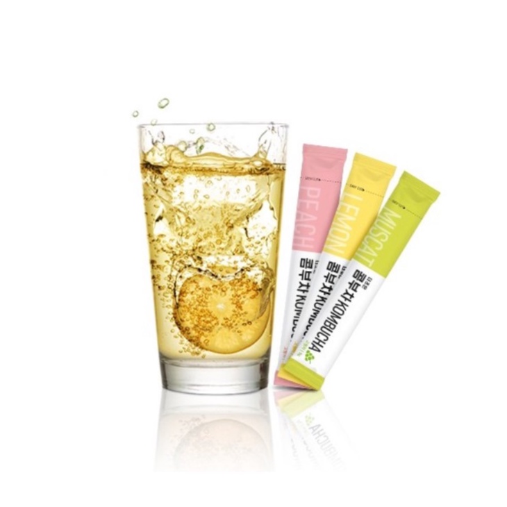 THEZONE Kombucha 150g vị đào, chanh, nho Hàn Quốc