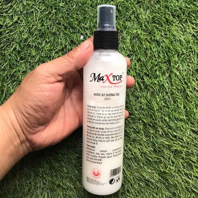 Sữa xịt dưỡng tóc thơm siêu mượt MAXTOP 250ml