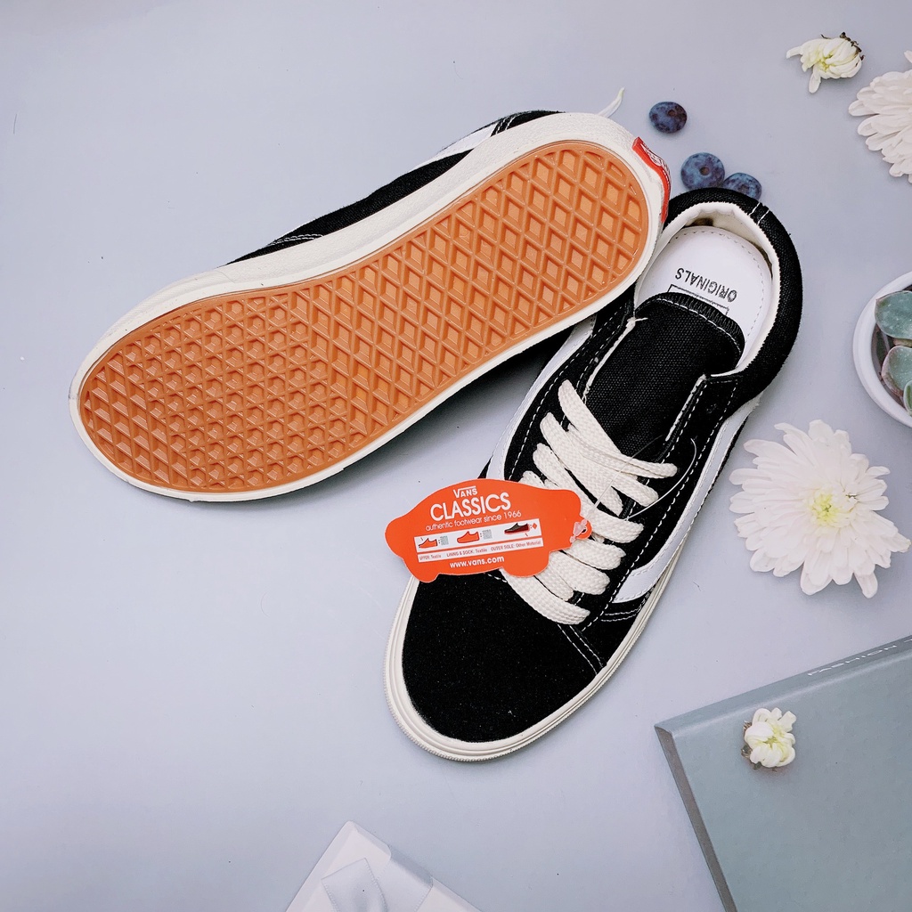 🔥Giày thể thao sneaker🔥van vault , Old Skool low đen mũi nỉ cao cấp full book | BigBuy360 - bigbuy360.vn