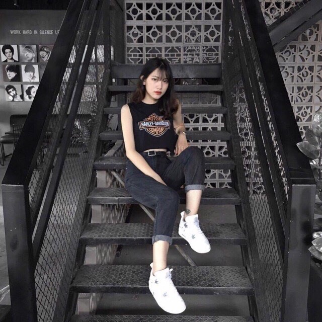 Áo tank top dáng ngắn