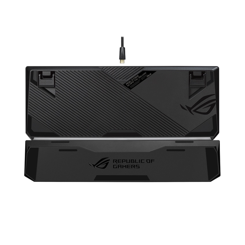 Bàn phím Asus ROG Strix Scope NX TKL Deluxe Red Switch đi kèm kê tay nam châm chống mỏi cổ tay