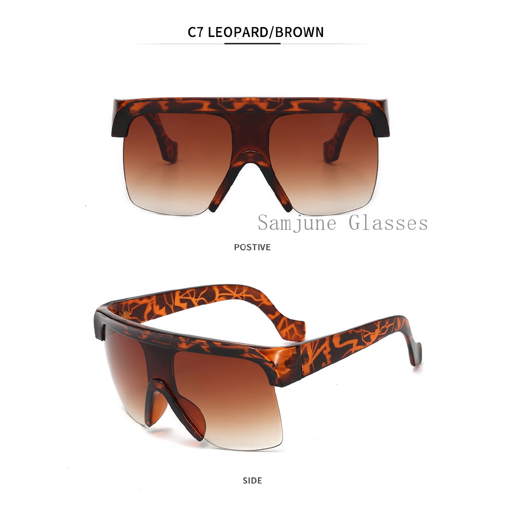 Kính mát SAMJUNE gọng cỡ lớn phong cách thời trang cá tính sang trọng dành cho cả nam và nữ
