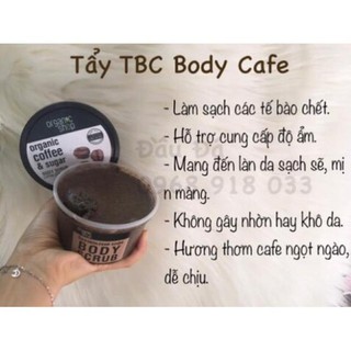 Tẩy da chết body Cafe