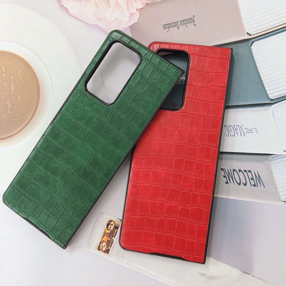 Ốp Điện Thoại Da Gấp Gọn Chống Rơi Phong Cách Hàn Quốc Cho Samsung Galaxy Z Fold 2 W21 F9160 5G