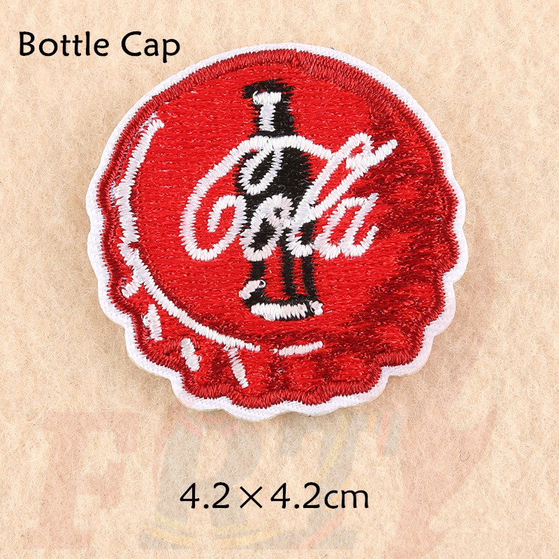 Sticker ủi thêu hình ria mép（☸ Coca Cola Patch ☸ ）