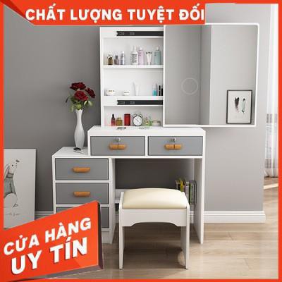 ( Hàng Nhập Khẩu) Bàn phấn hiện đại, bàn trang điểm phong cách Hàn Quốc kèm tủ đựng đồ BAH031