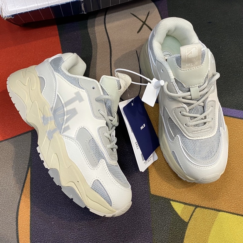 GIÀY M.L.B BIGBALL LA LITE WHITE CREAM KEM LAI AU