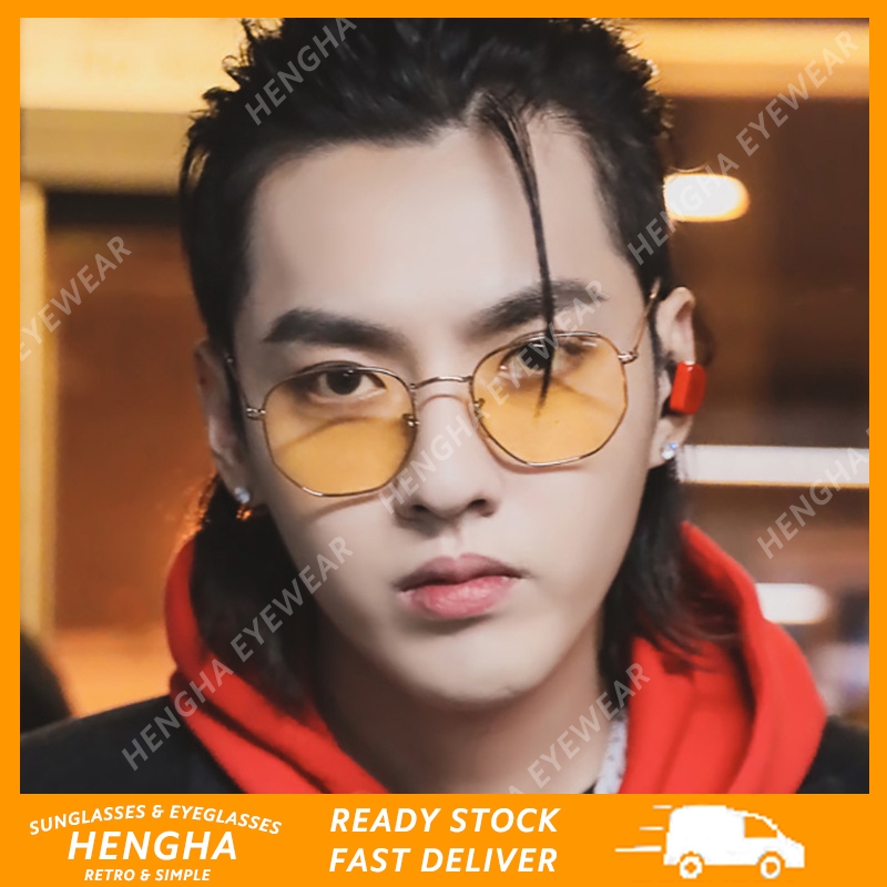 Kính gọng vuông chống tia UV400 thời trang dành cho nam và nữ