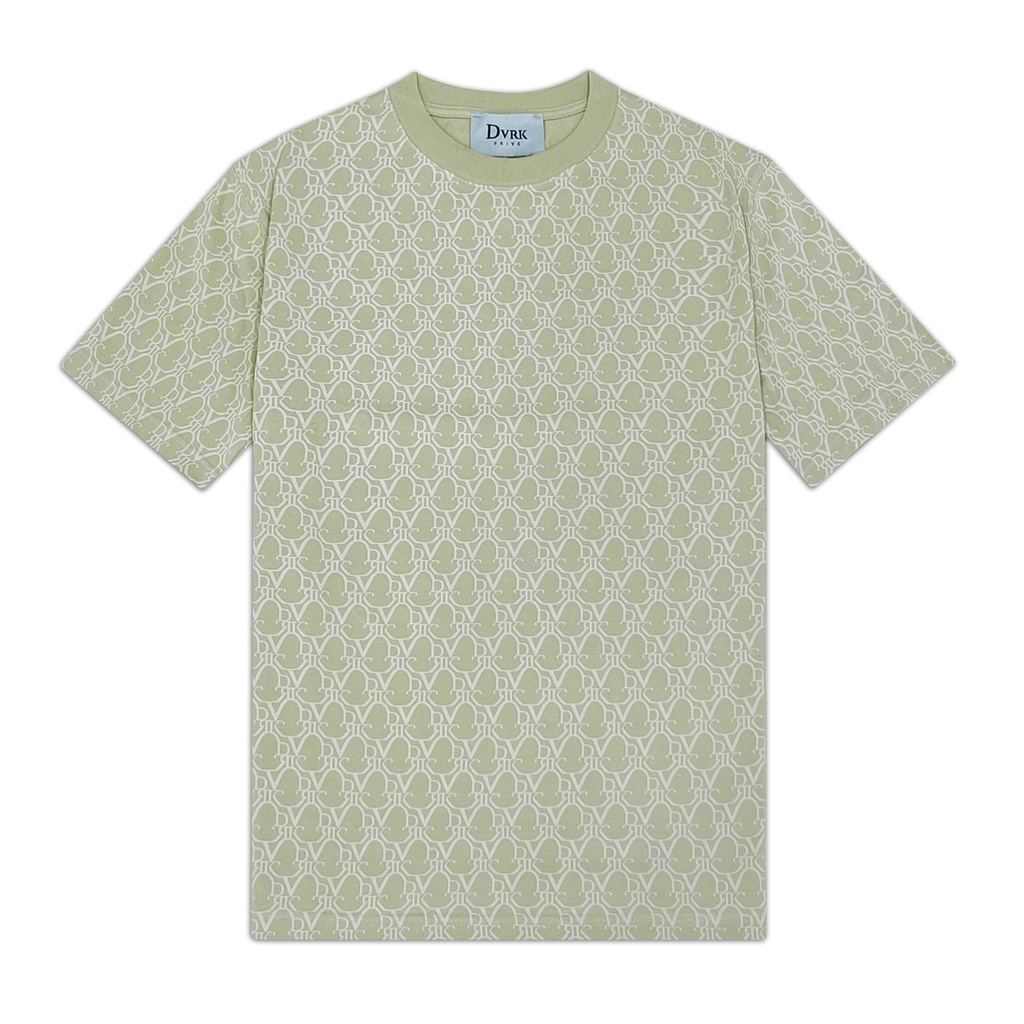 DVRK - Áo thun tay ngắn cổ tròn họa tiết MONOGRAM-DVRK-22SS