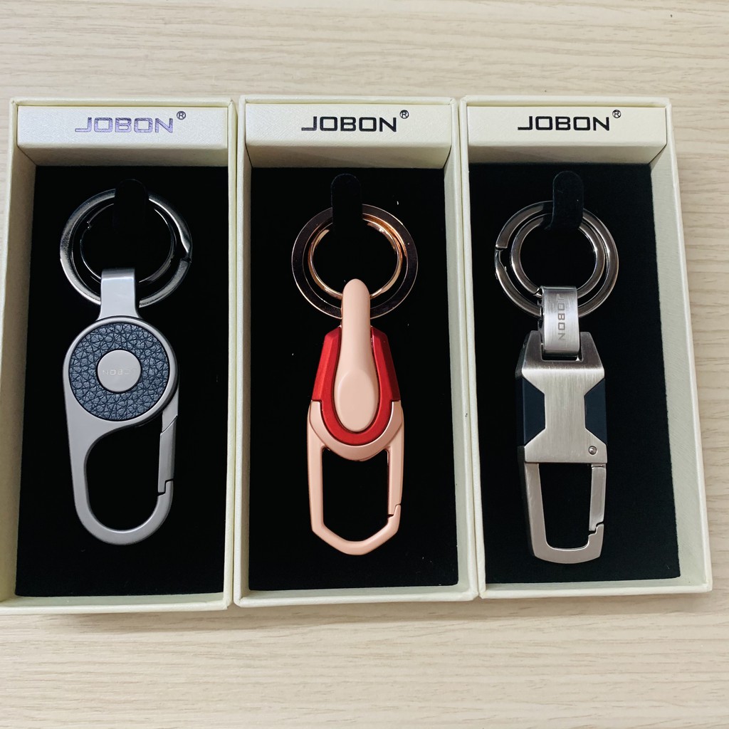 Móc Khóa Ô Tô Cao Cấp Jobon, Móc Treo Chìa Khóa Oto, Xe Máy Cao Cấp JOBON