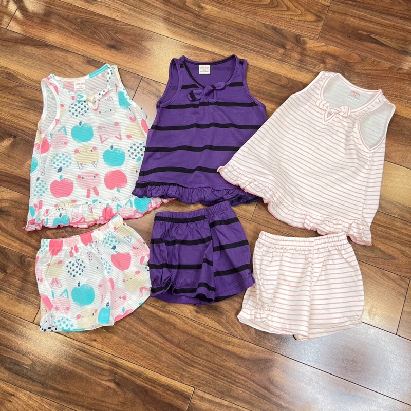 BỘ XUẤT NHẬT/ Cotton Bé Gái SÁT NÁCH (6kg-20kg)